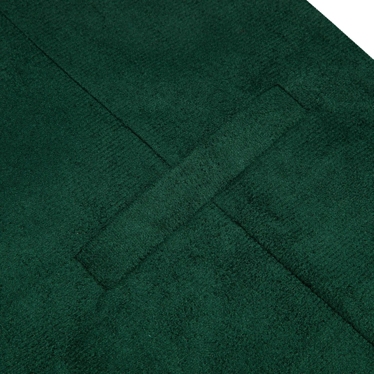 Ties2you Button Vest Dark Green Suede Solid Men's Single Vest Classic sold by Ties2You product image thumbnail 4