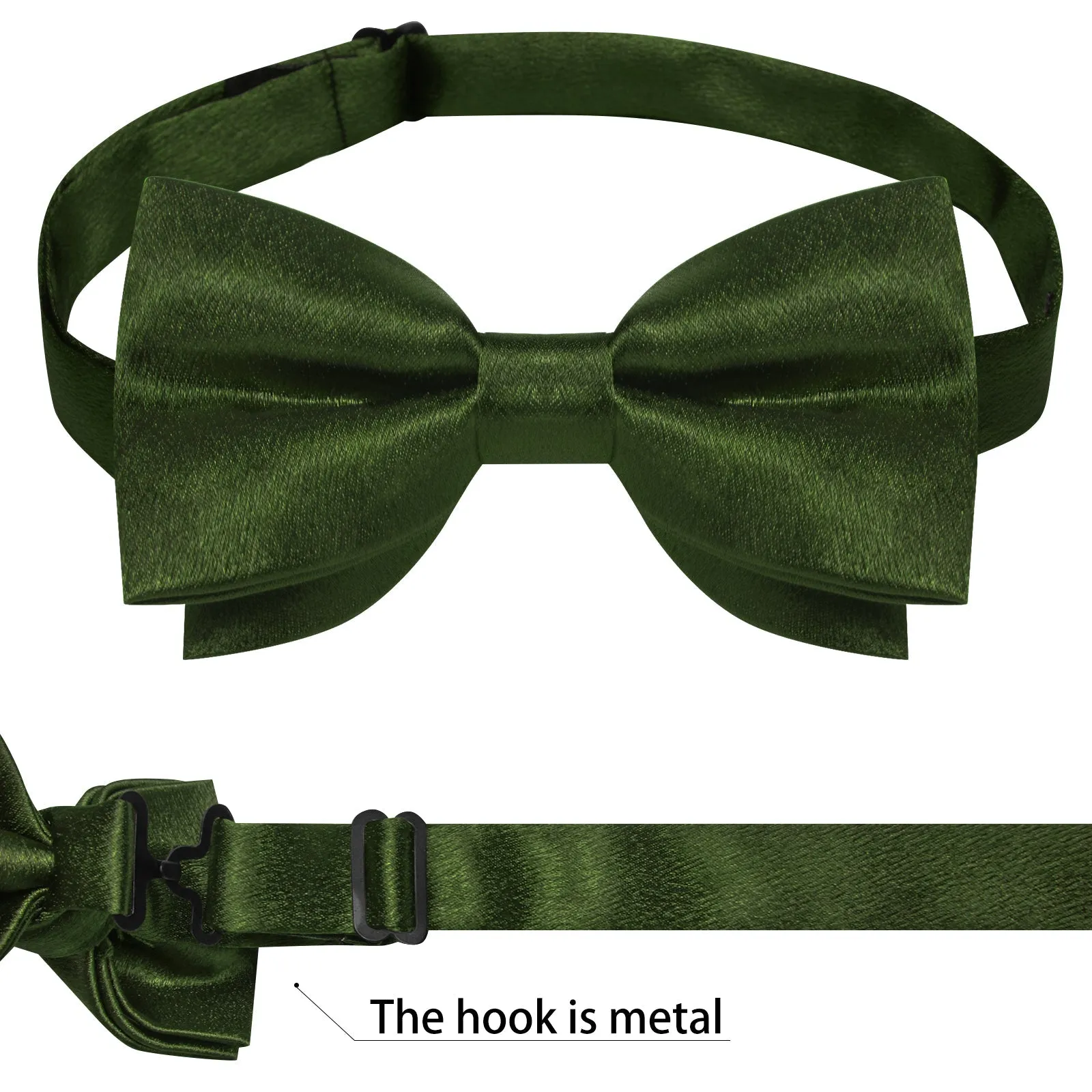 Ties2you Olive Green Suit Vests Solid Business Slim Fit Waistcoat Tie Hanky Cufflinks Set sold by Ties2You product image thumbnail 3