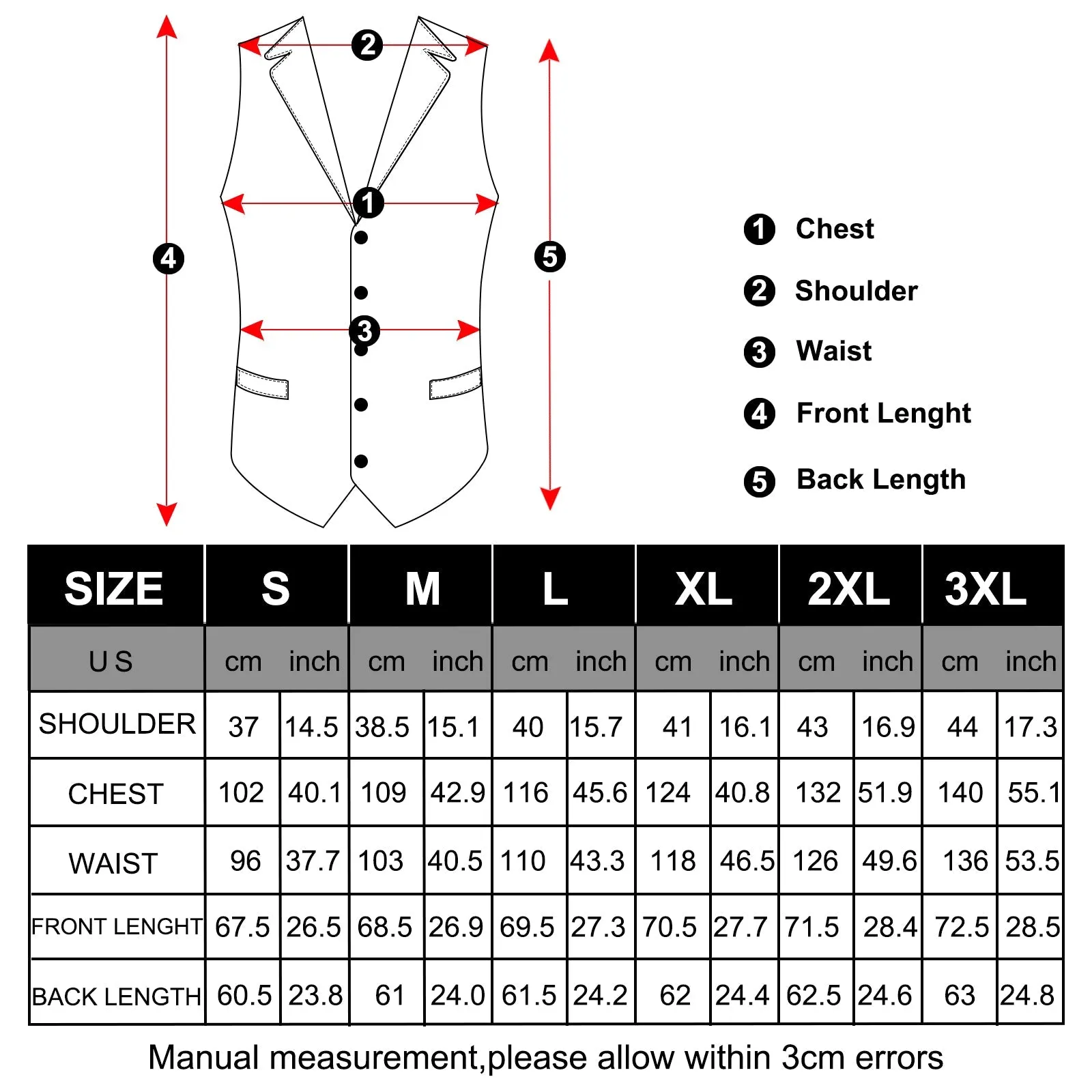 Black Paisley Men's Collar Vest Tie Hanky Cufflinks Set Waistcoat Suit Set sold by Ties2You product image thumbnail 4