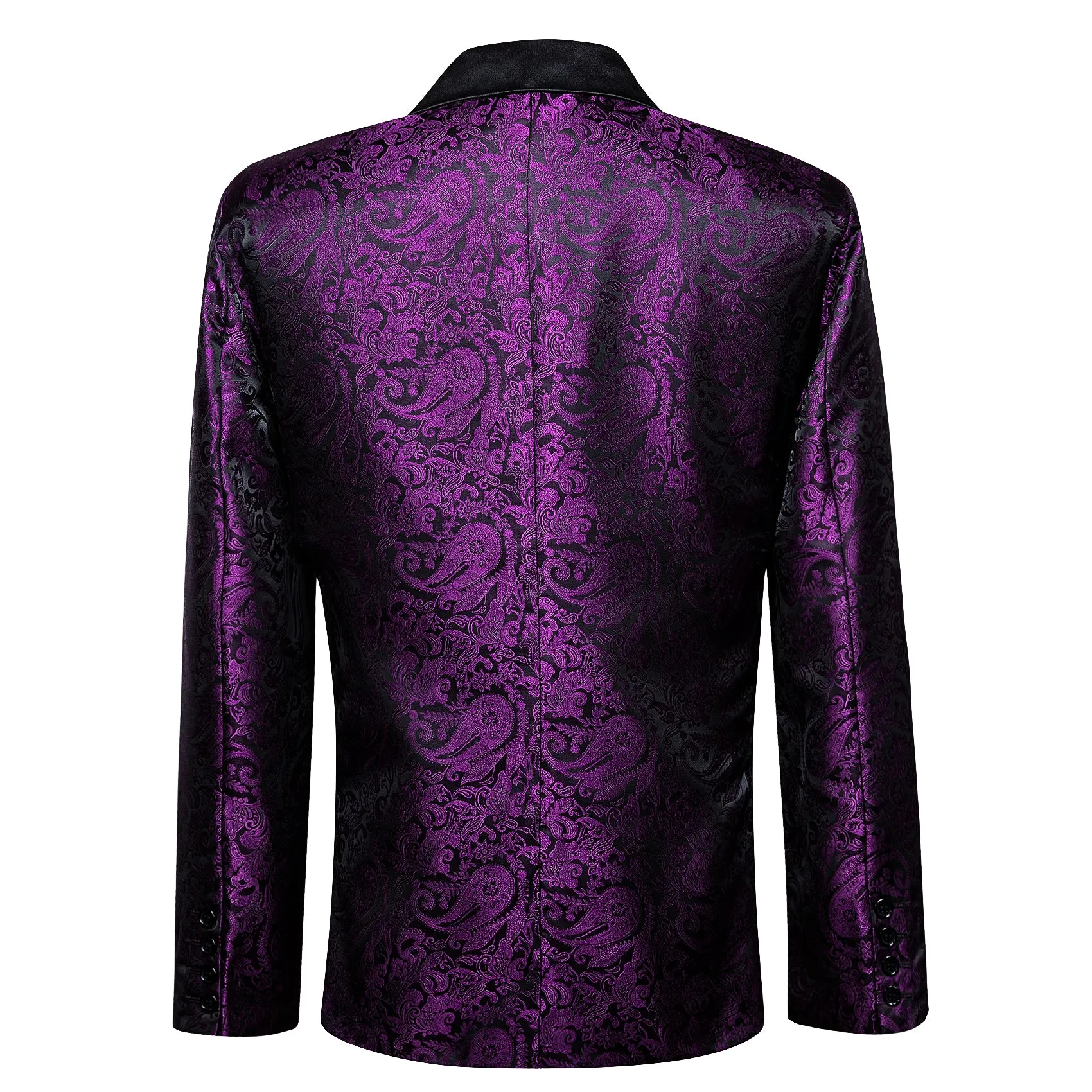 Luxury Purple Paisley Men's Suit Set sold by Ties2You product image thumbnail 3