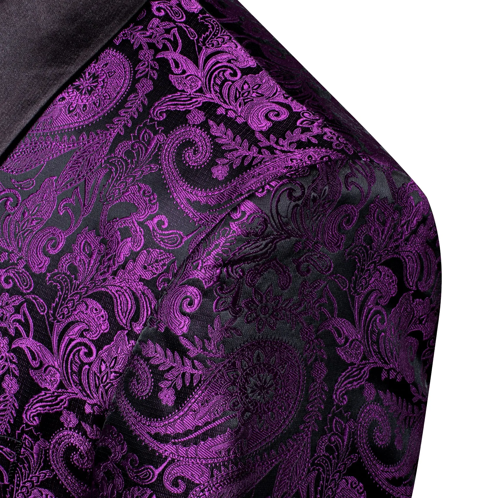Luxury Purple Paisley Men's Suit Set sold by Ties2You product image thumbnail 4