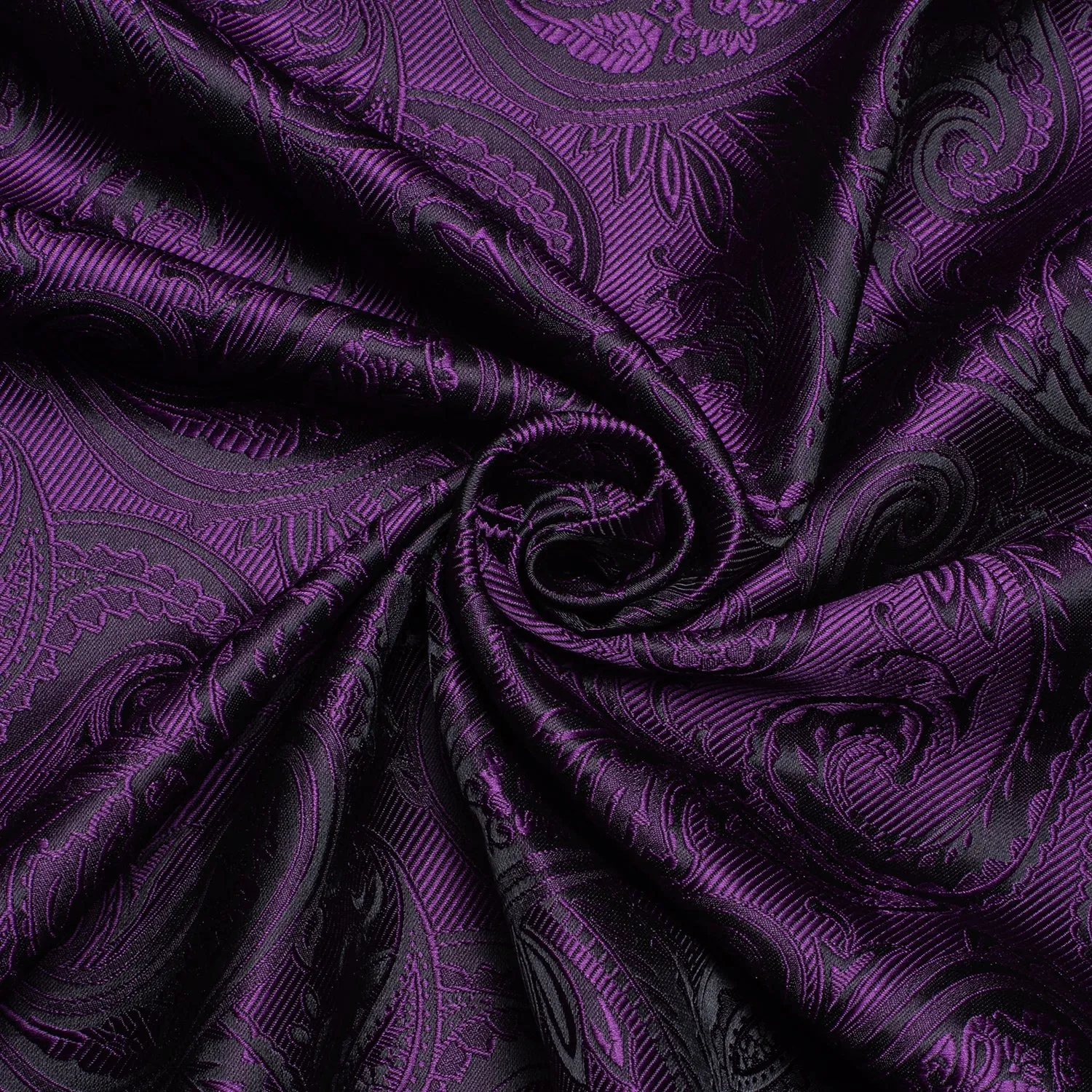 Ties2you Mens Purple Dress Shirt Floral Silm Fit Long Sleeve Button Down Shirt sold by Ties2You product image thumbnail 4