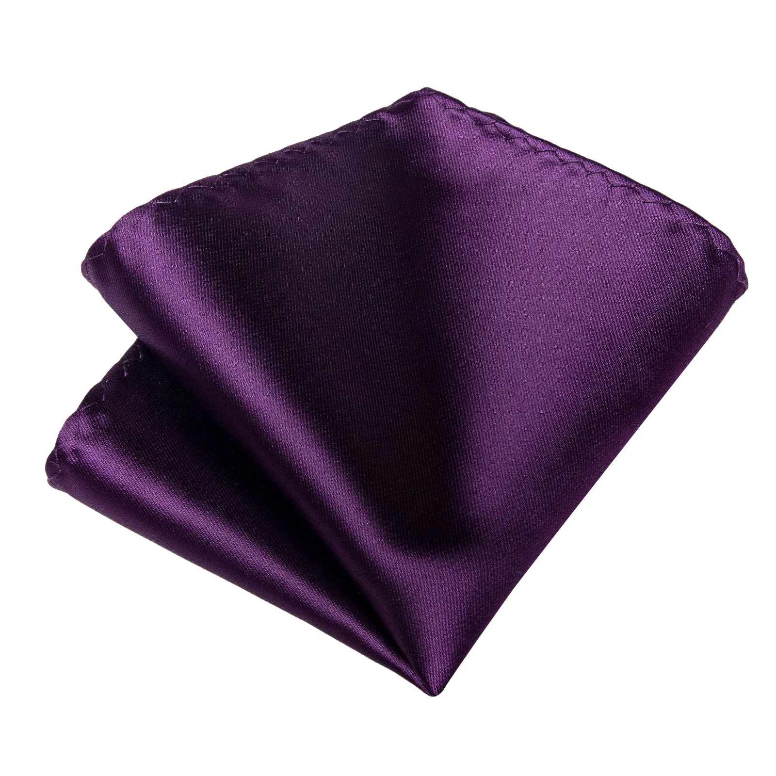 Violet Solid Men's Necktie Pocket Square Cufflinks Set sold by Ties2You product image thumbnail 5