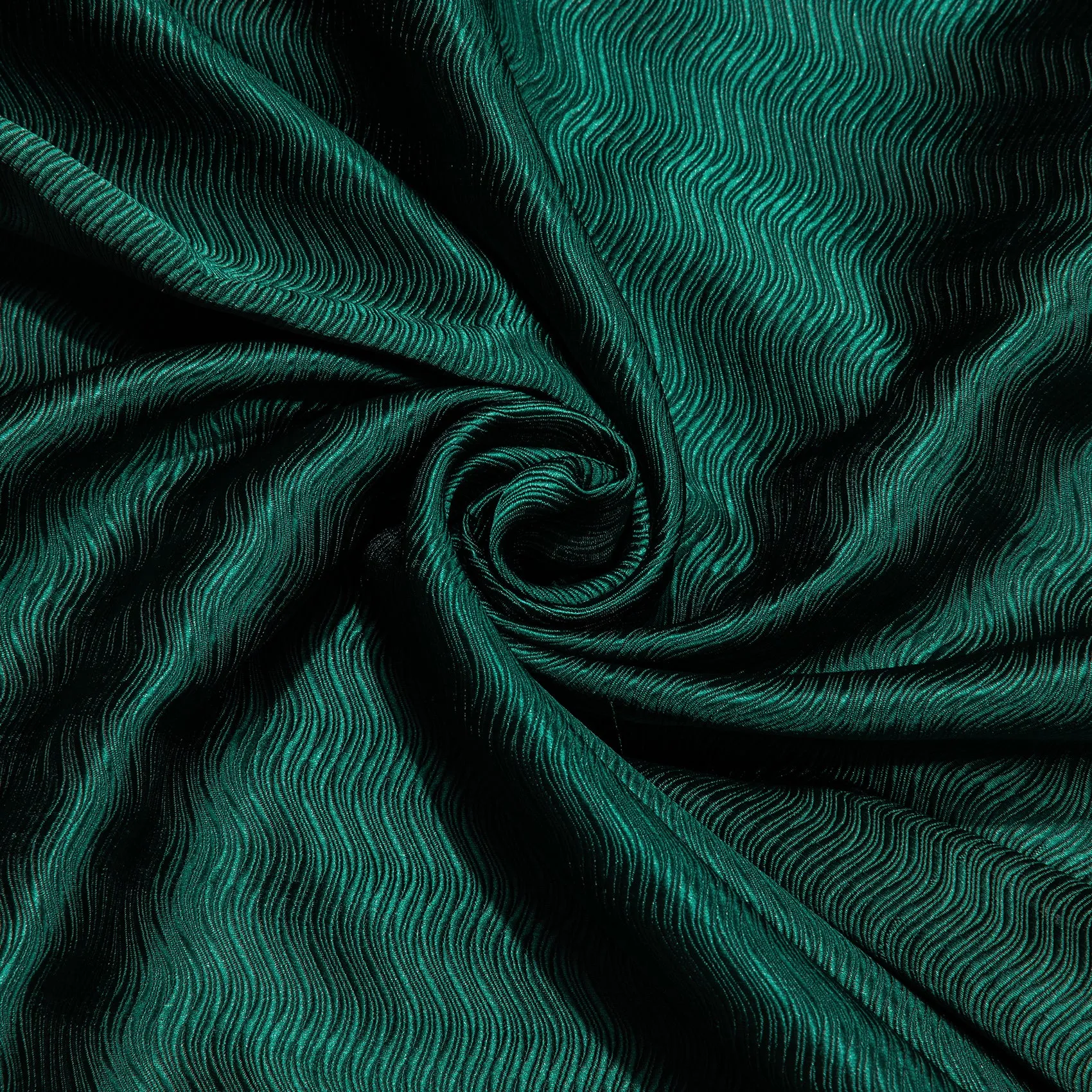 Dark Green Novelty Woven Men's Silk Scarf Necktie Set sold by Ties2You product image thumbnail 5