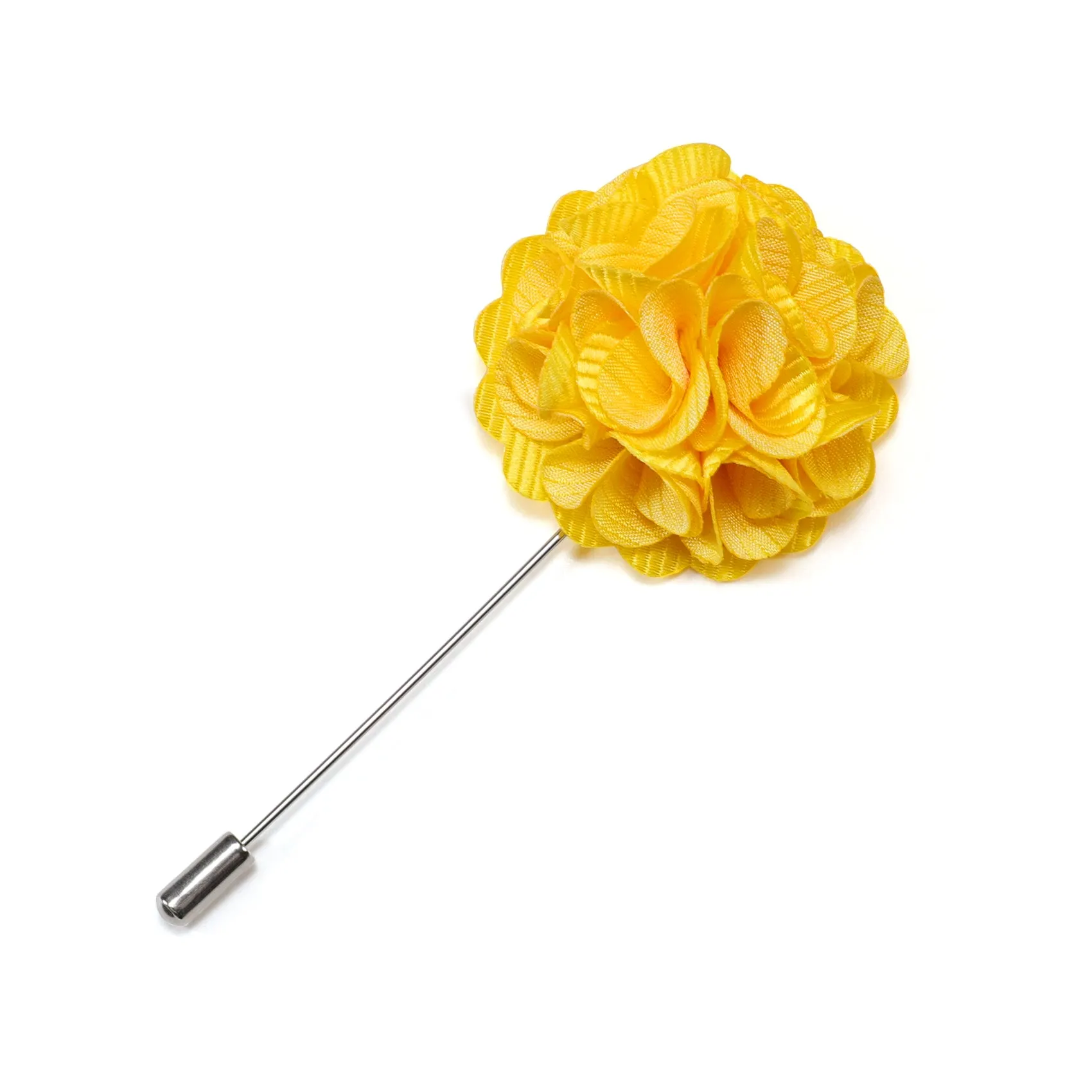 Yellow Floral Men's Accessories Lapel Pin sold by Ties2You