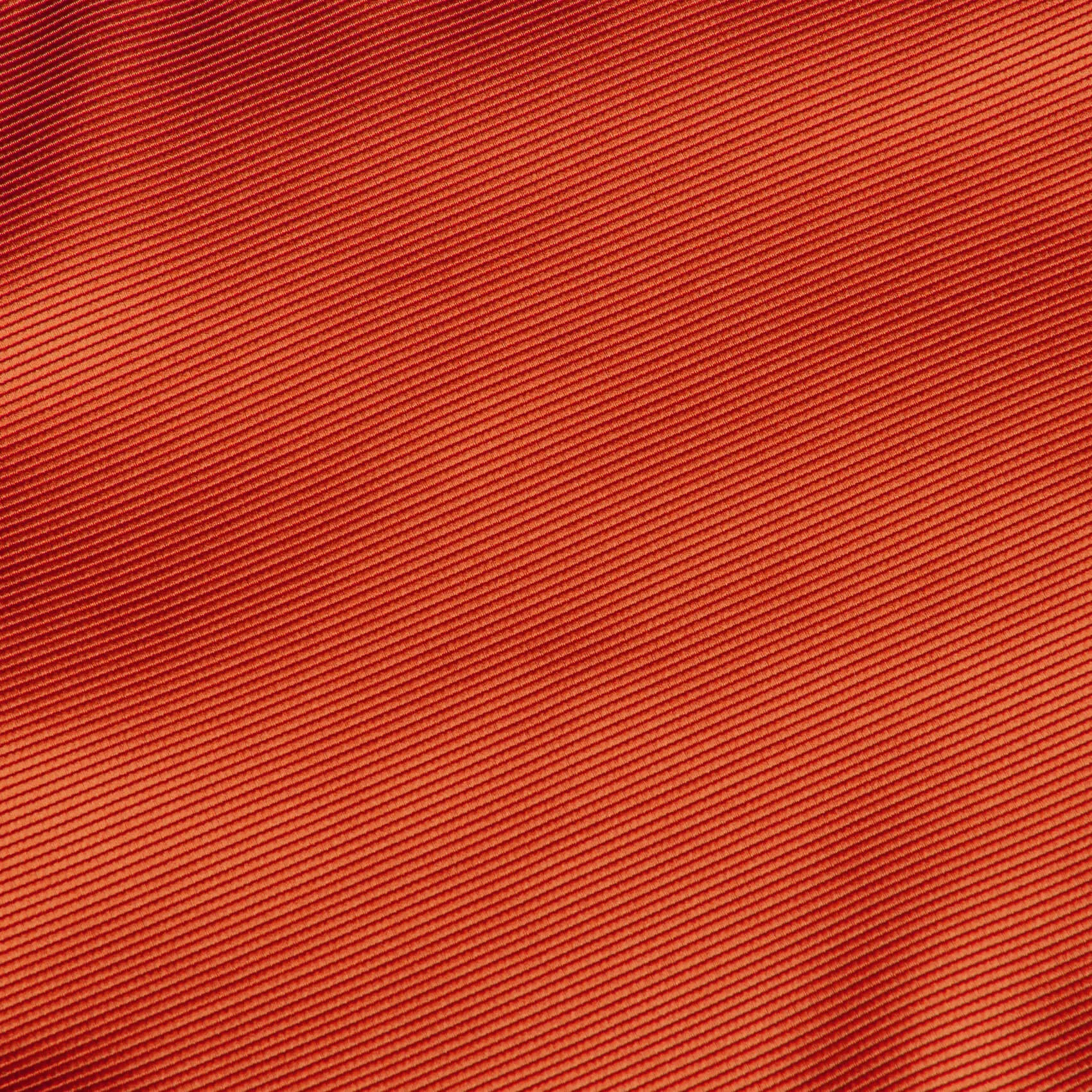 Ties2you Solid Tie Burnt Orange Silk Tie Pocket Square Cufflinks Set sold by Ties2You product image thumbnail 5