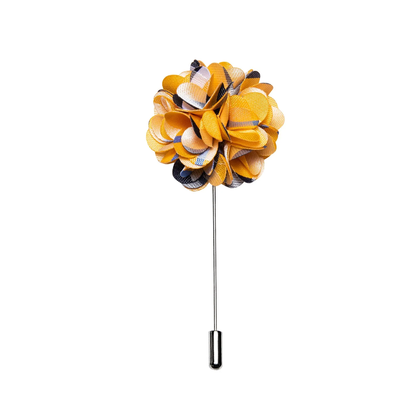 Yellow Floral Men's Accessories Lapel Pin sold by Ties2You