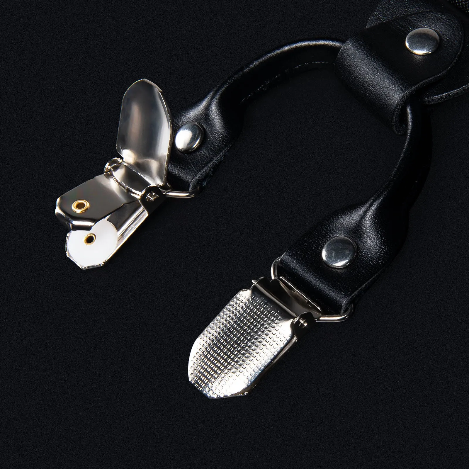 Light Yellow Paisley Brace Clip-on Men's Suspender with Bow Tie Set sold by Ties2You product image thumbnail 5