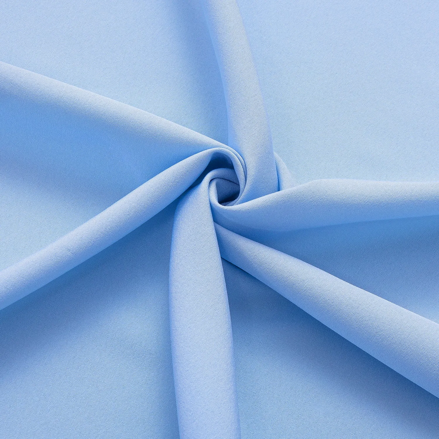 Light Blue Solid Cotton Stretchy Fabric Men's Long Sleeve Shirt sold by Ties2You product image thumbnail 3