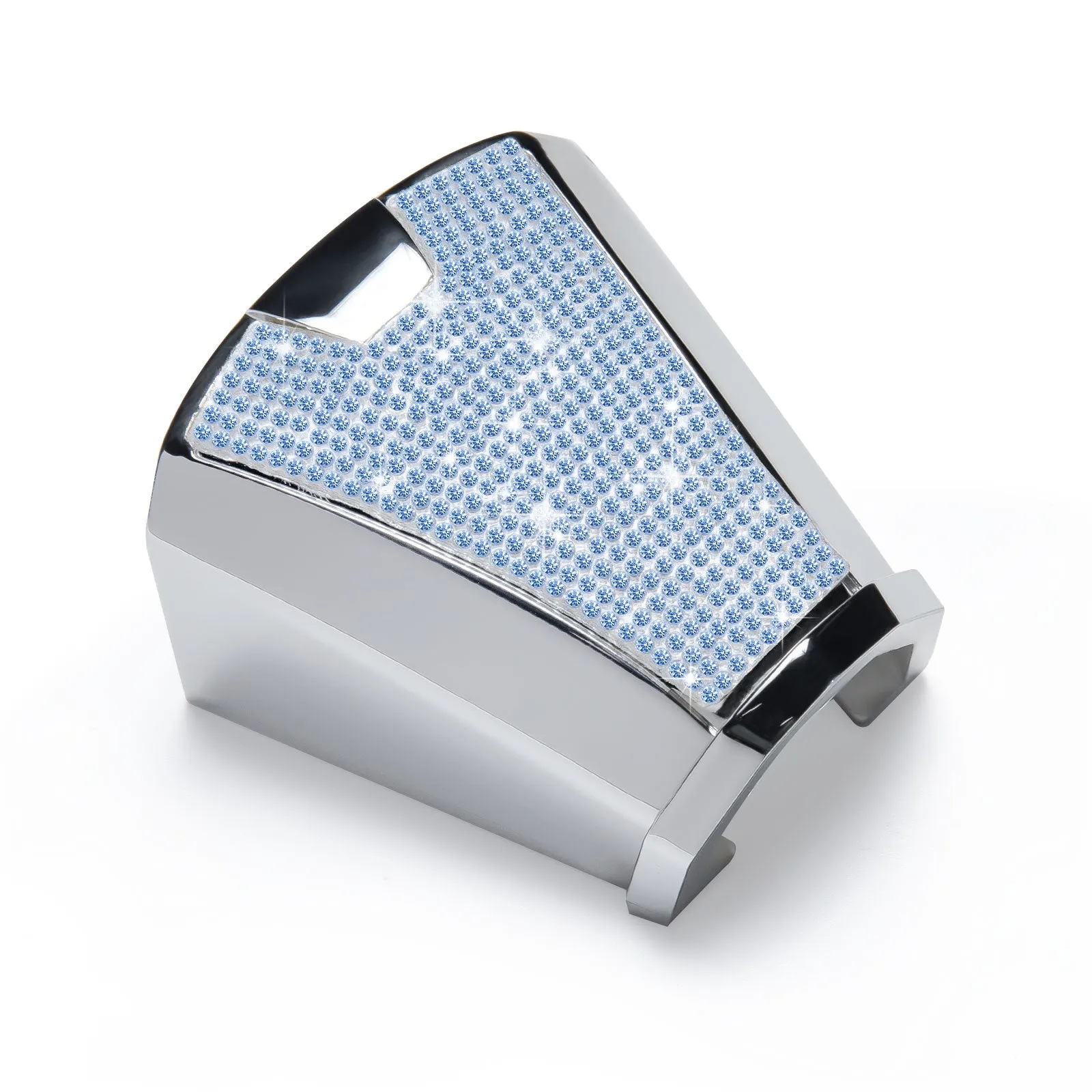 Ties2you Silver Color Ultra Light Material Spacious Rhinestone Ring Decoration for Ties sold by Ties2You product image thumbnail 2