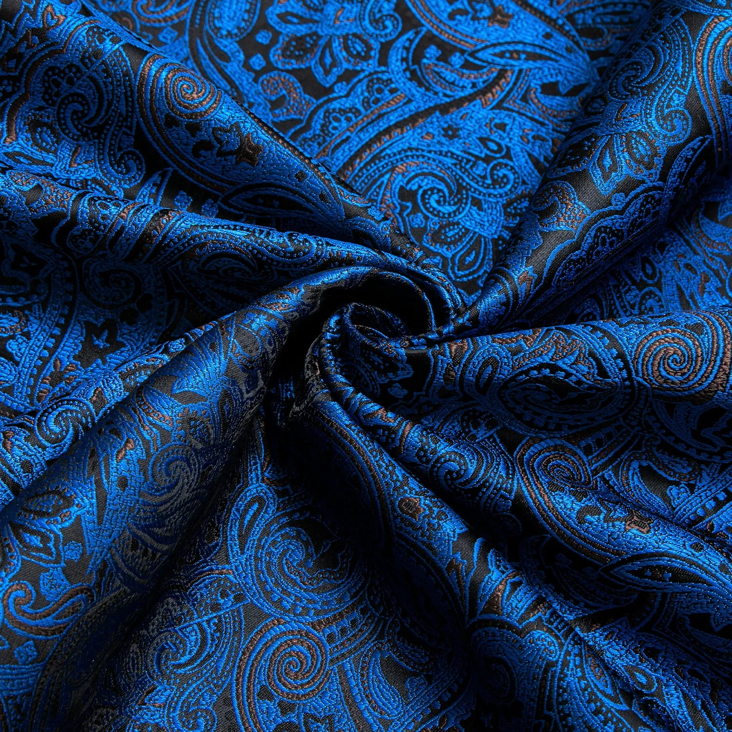 Blue Paisley Men's Long Sleeve Shirt sold by Ties2You product image thumbnail 4