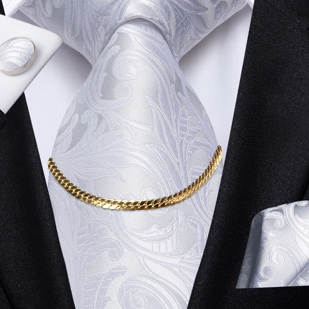 Ties2you Men's Tie Accessories Golden Tie Chain Fashion sold by Ties2You product image thumbnail 2