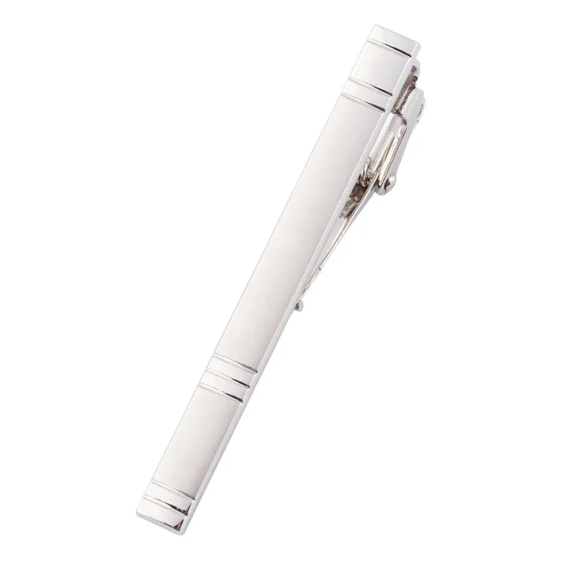 Ties2you White Tie Clip for Men sold by Ties2You