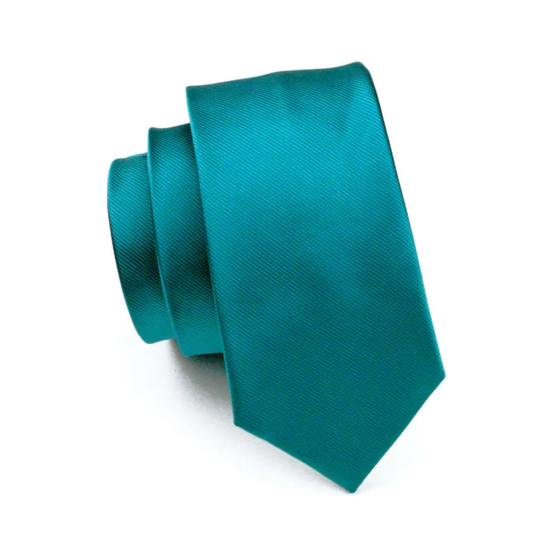 Teal Striped Tie Hanky Cufflinks Set sold by Ties2You product image thumbnail 3