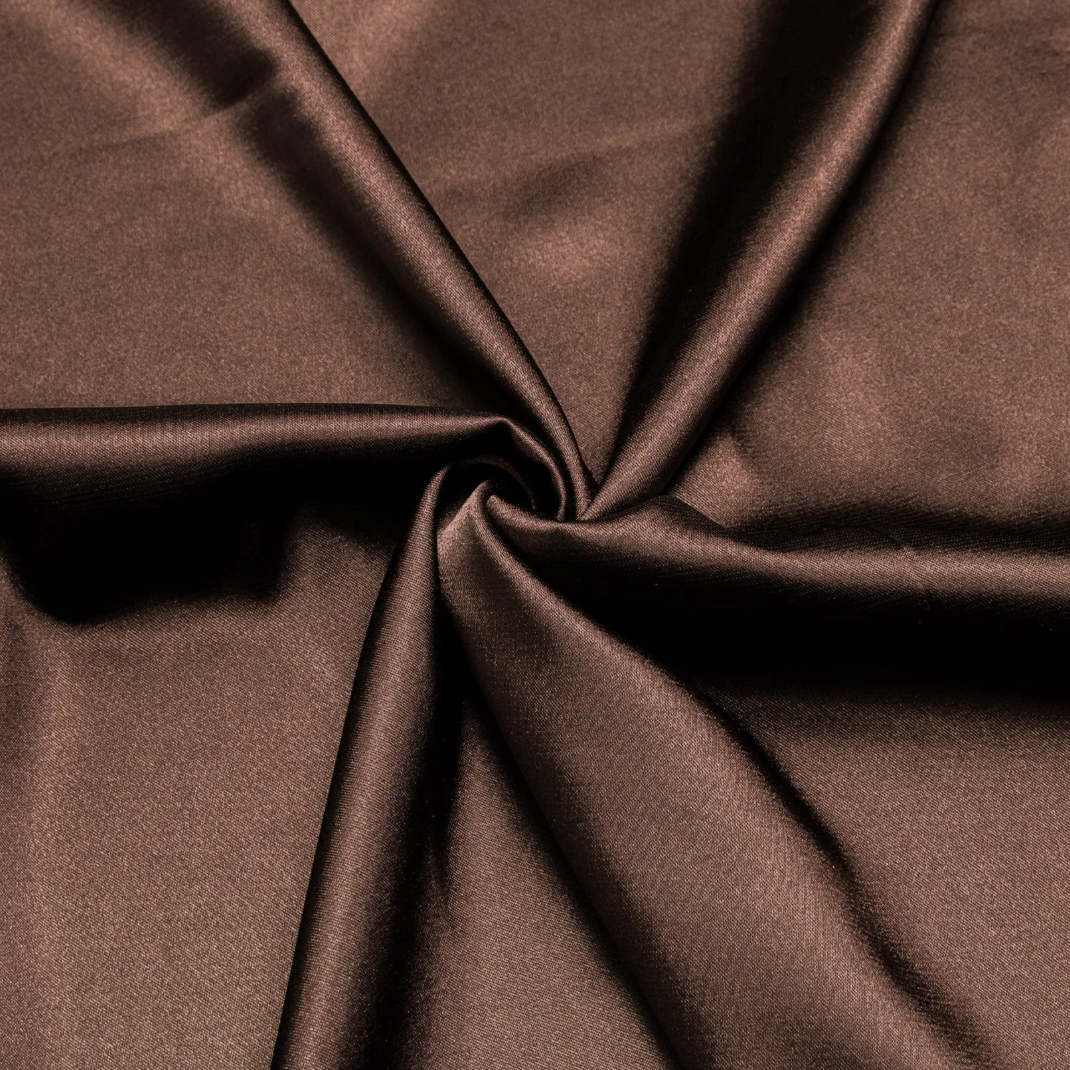 Deep Brown Solid Satin Men's Long Sleeve Shirt sold by Ties2You product image thumbnail 5