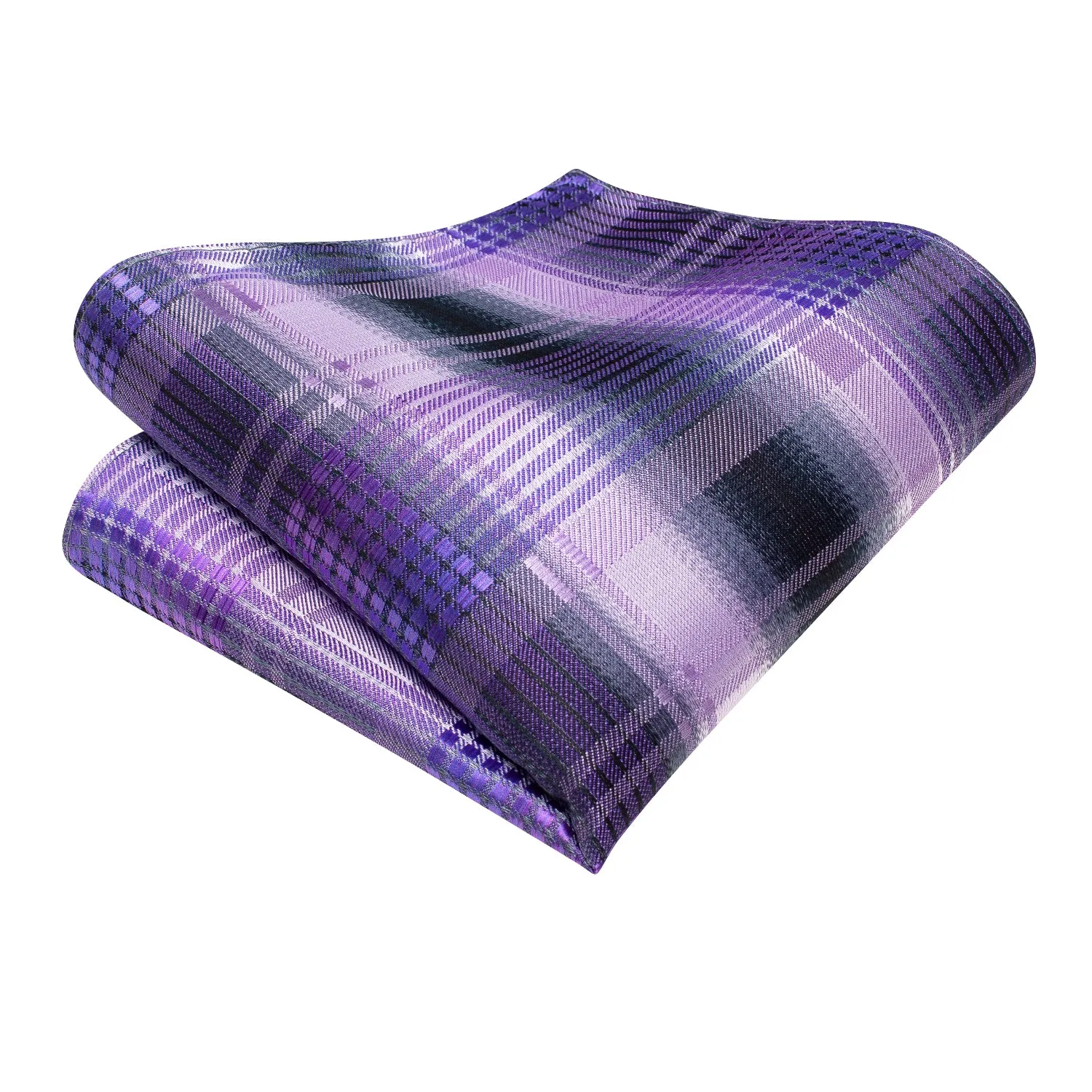 Ties2you Mens Plaid Necktie Lalic Business Suit Tie Pocket Square Cufflinks Set sold by Ties2You product image thumbnail 5