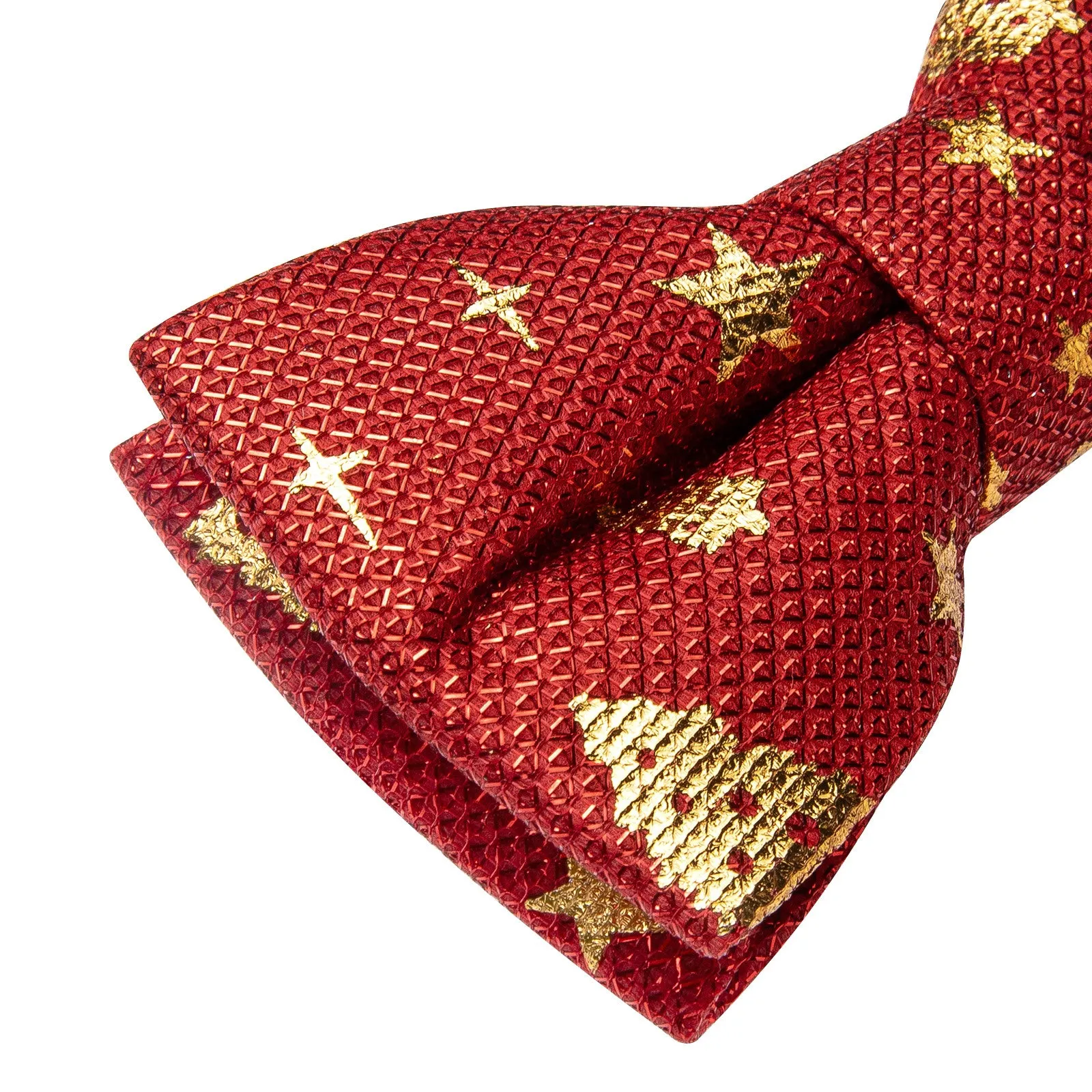 Ties2you Red Bow Tie for Men Holiday Tree Pre-tied Bowtie for Party sold by Ties2You product image thumbnail 5