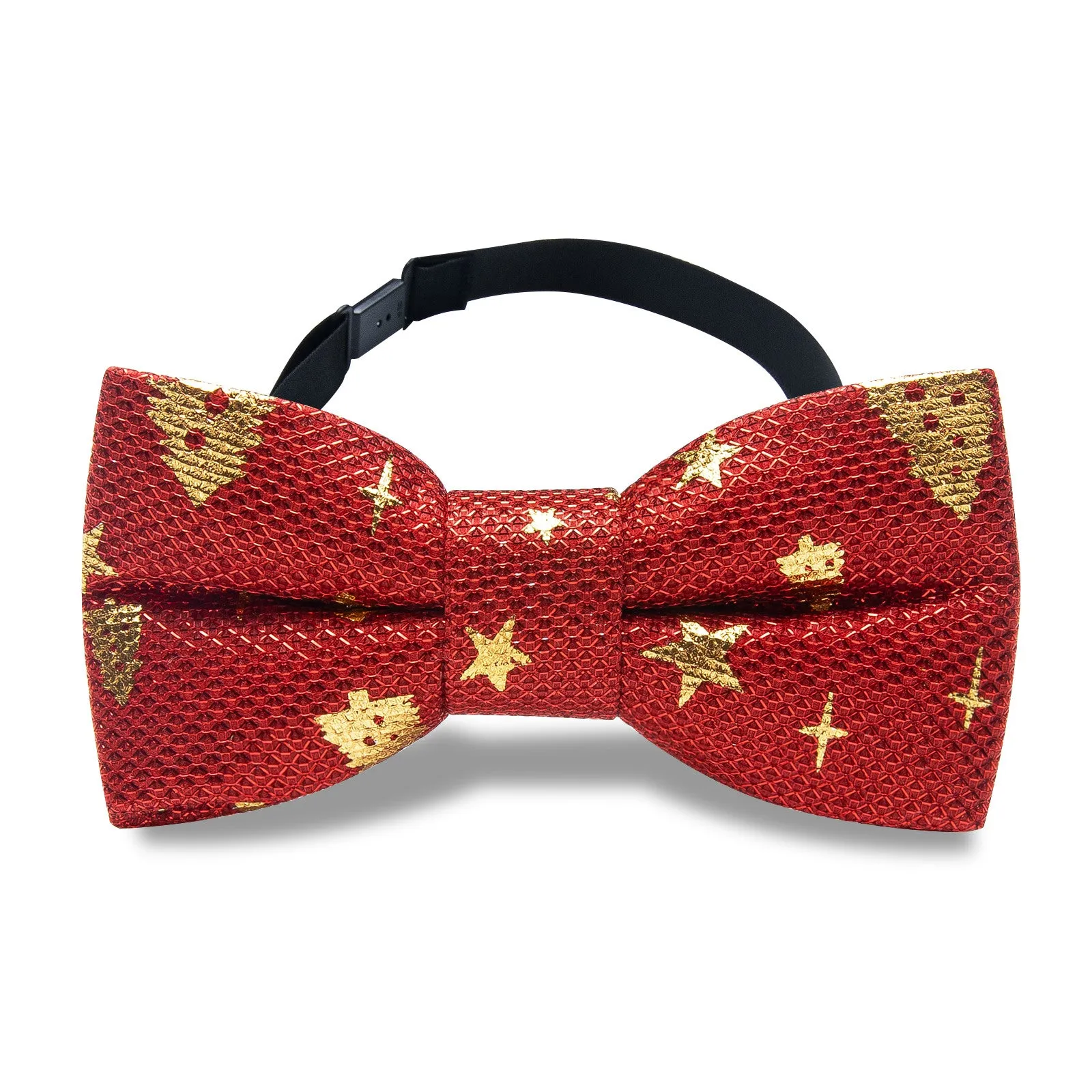 Ties2you Red Bow Tie for Men Holiday Tree Pre-tied Bowtie for Party sold by Ties2You product image thumbnail 3