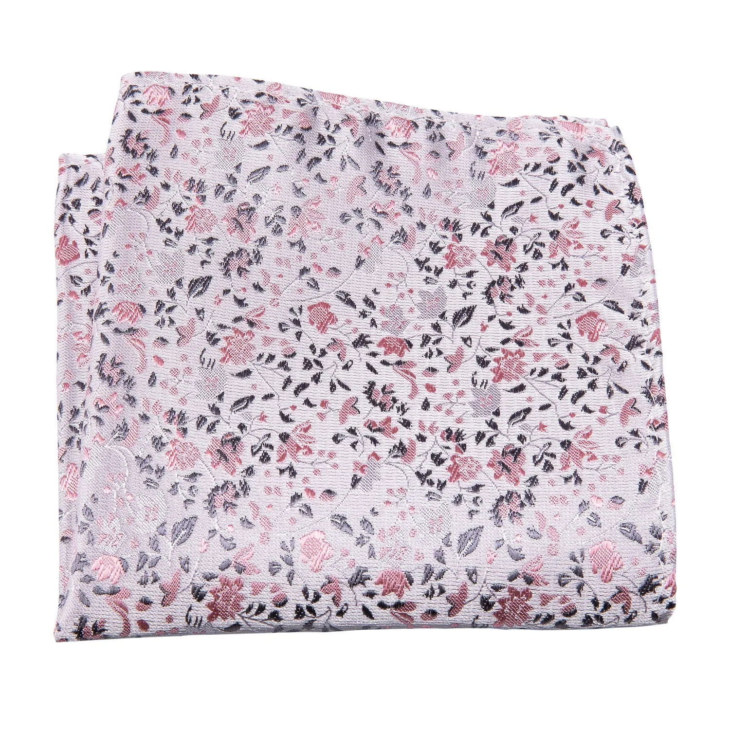 Ties2you Men's Floral Pink Bowtie Pre-tied Wedding Bow Tie Pocket Square Cufflinks Set sold by Ties2You product image thumbnail 3