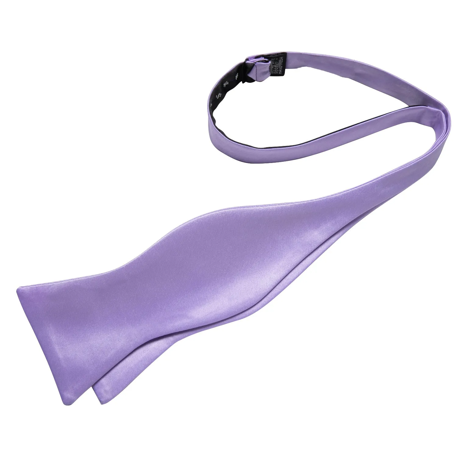 Ties2you Lavender Bowtie Self-tie Solid Tuxedo Bow Tie Pocket Square Cufflinks Set for Men sold by Ties2You product image thumbnail 3