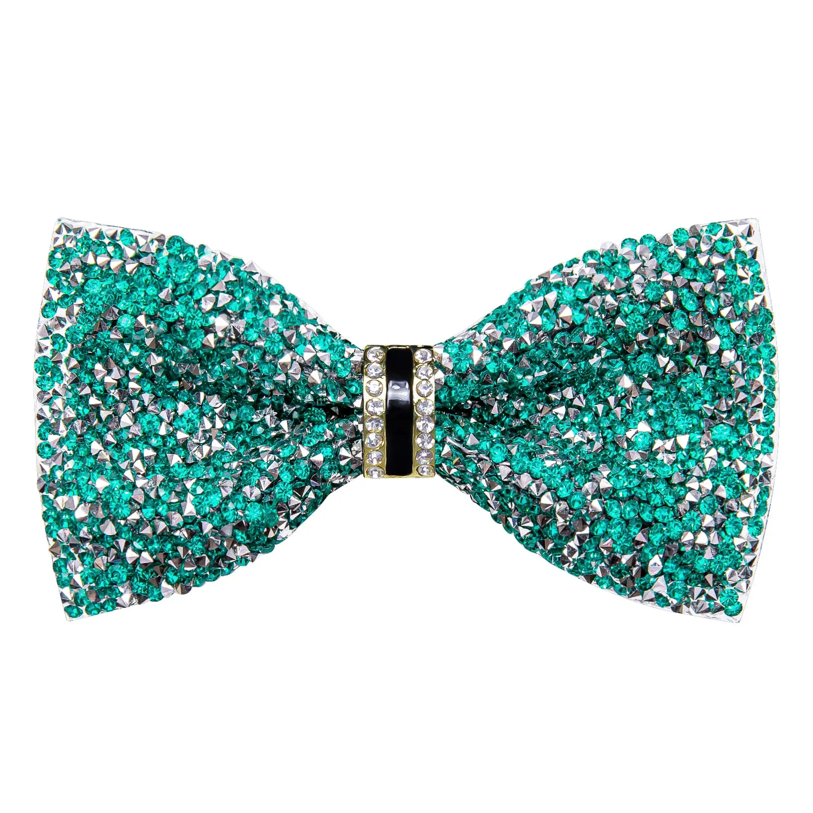 Ties2you Aqua Rhinestones Bow Tie Pre-tied Tuxedo Bowtie for Men Wedding Party sold by Ties2You product image thumbnail 4