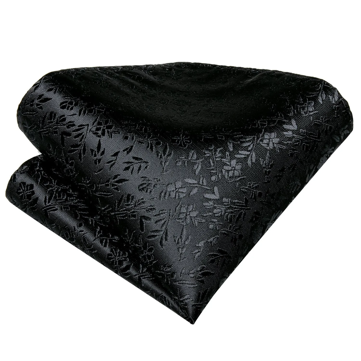 Ties2you Paisley Black Bowtie Pre-tie Formal Bow Tie Handkerchief Cufflinks Set sold by Ties2You product image thumbnail 3