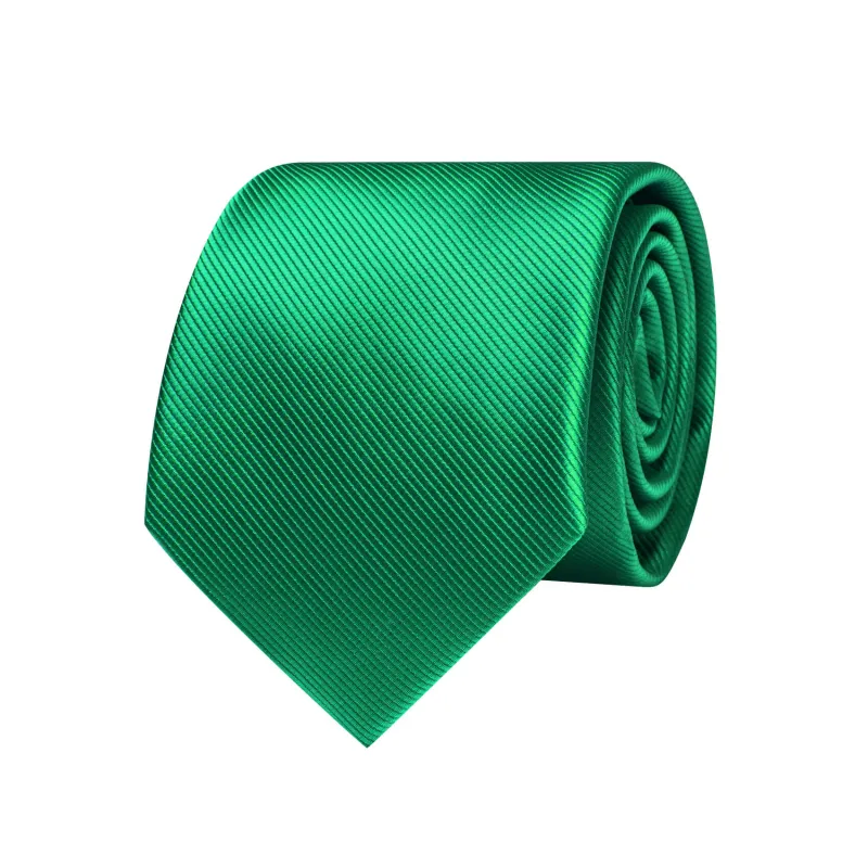 Ties2you Solid Silk Tie Emerald Green Silk Tie Pocket Square Cufflinks Set sold by Ties2You