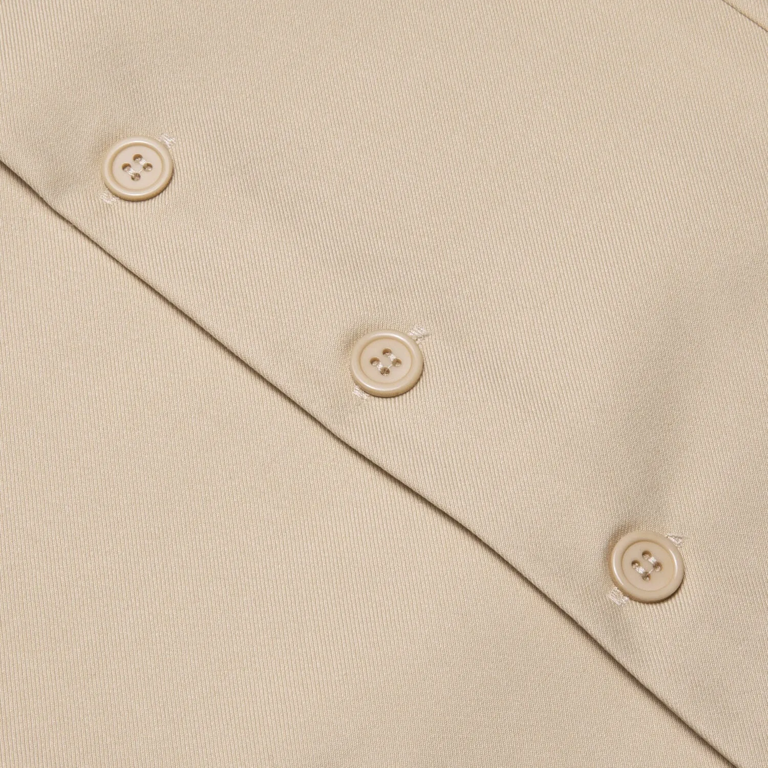 Ties2you Men's Champagne Solid Single Vest Wedding Waistcoat Formal Dress sold by Ties2You product image thumbnail 4