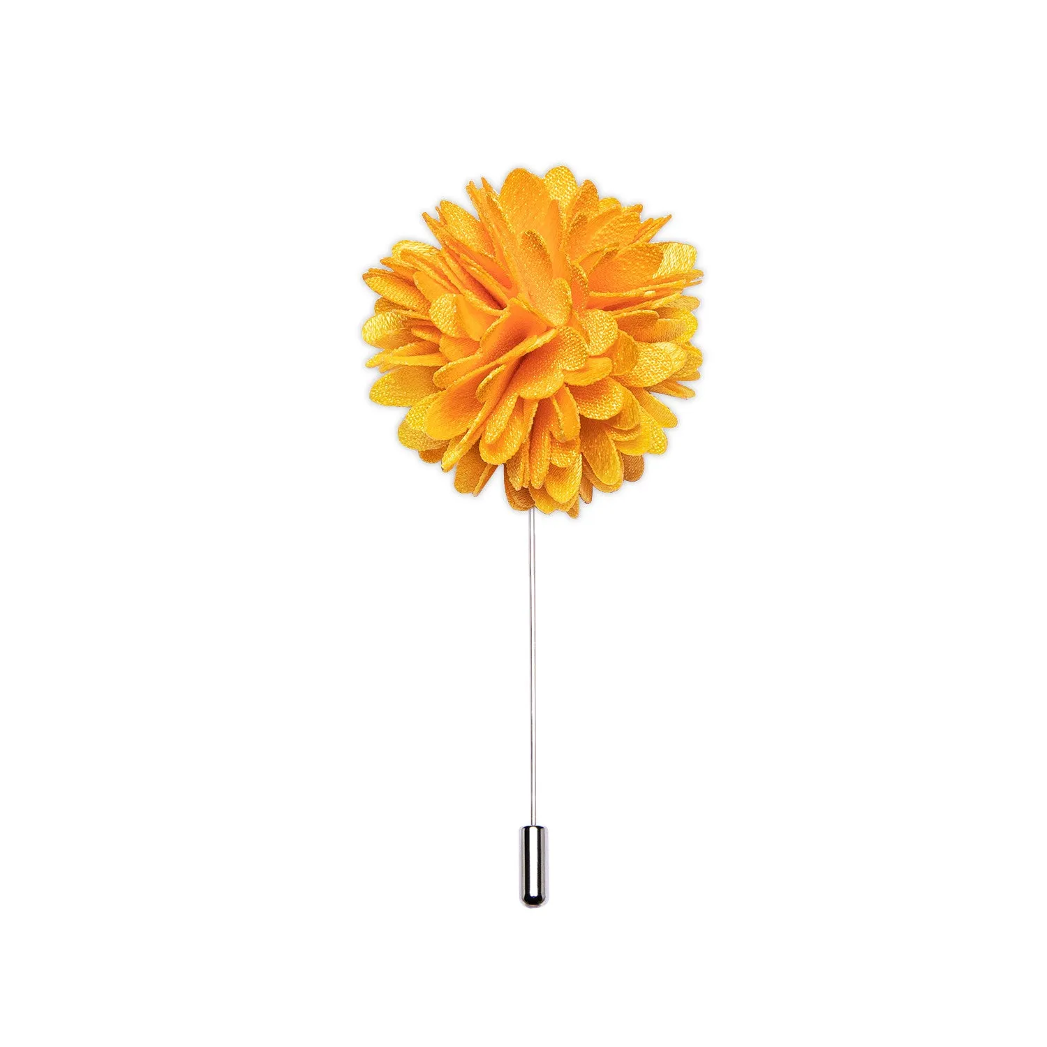 Ties2you Tie Accessories Gold Floral Lapel Pin Brooch for Men sold by Ties2You