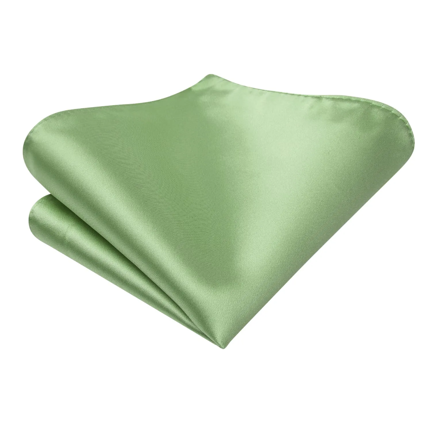 Ties2you Men's Sage Green Bow Tie for Wedding Solid Self-tie Bowtie Pocket Square Cufflinks Set sold by Ties2You product image thumbnail 4