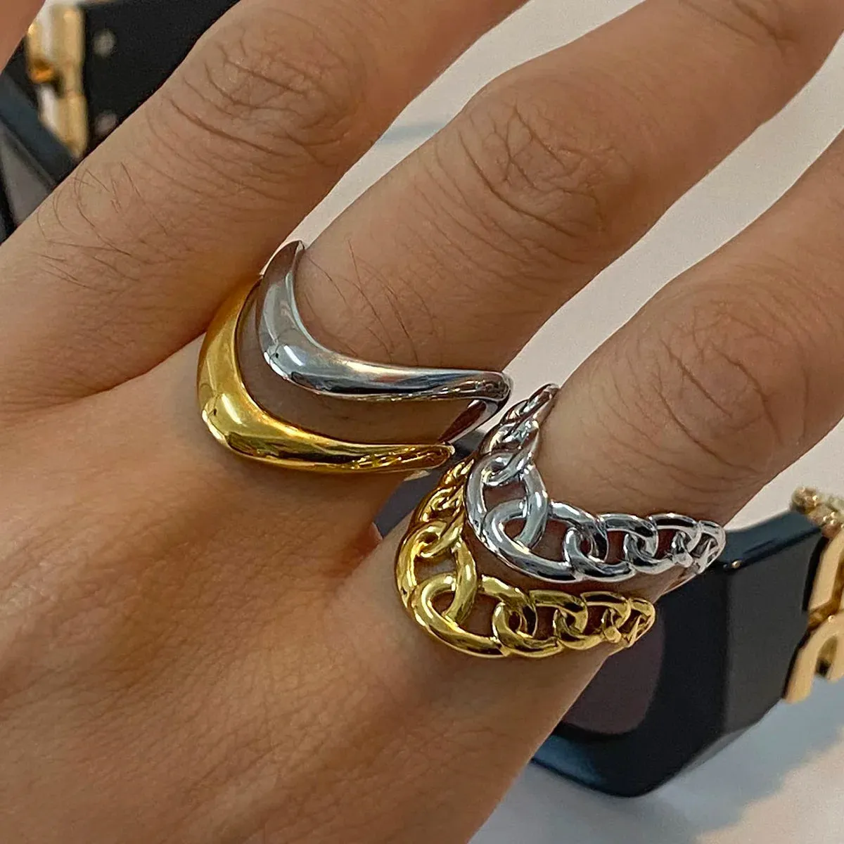 Chainlink Charm sold by Elleexist product image thumbnail 3