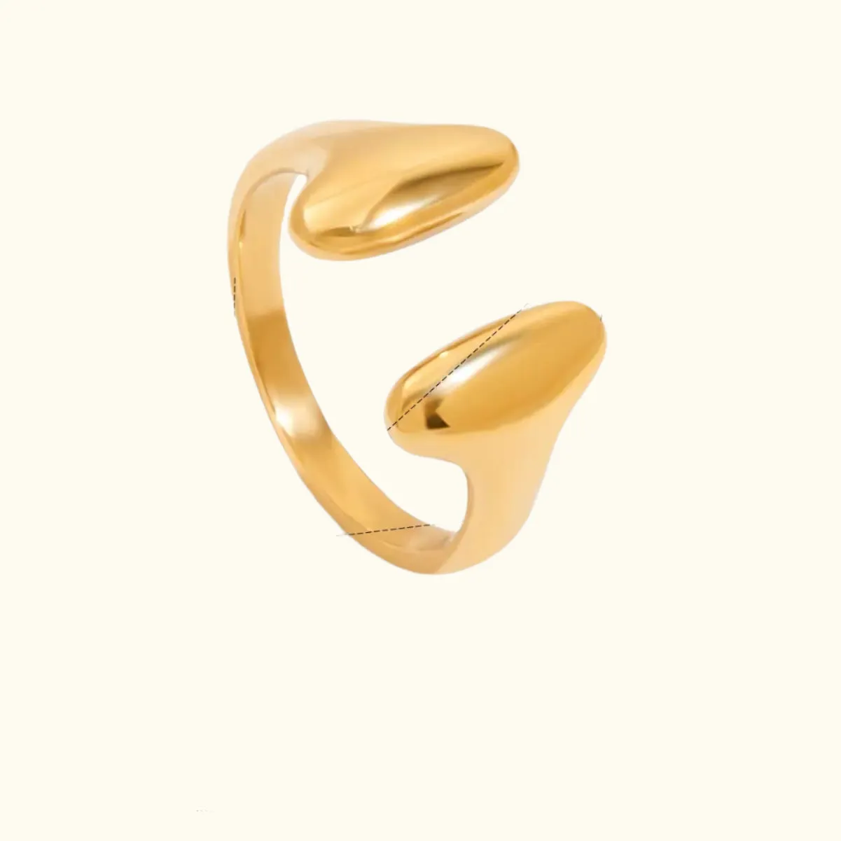 Twin Drop Cuff sold by Elleexist product image thumbnail 2