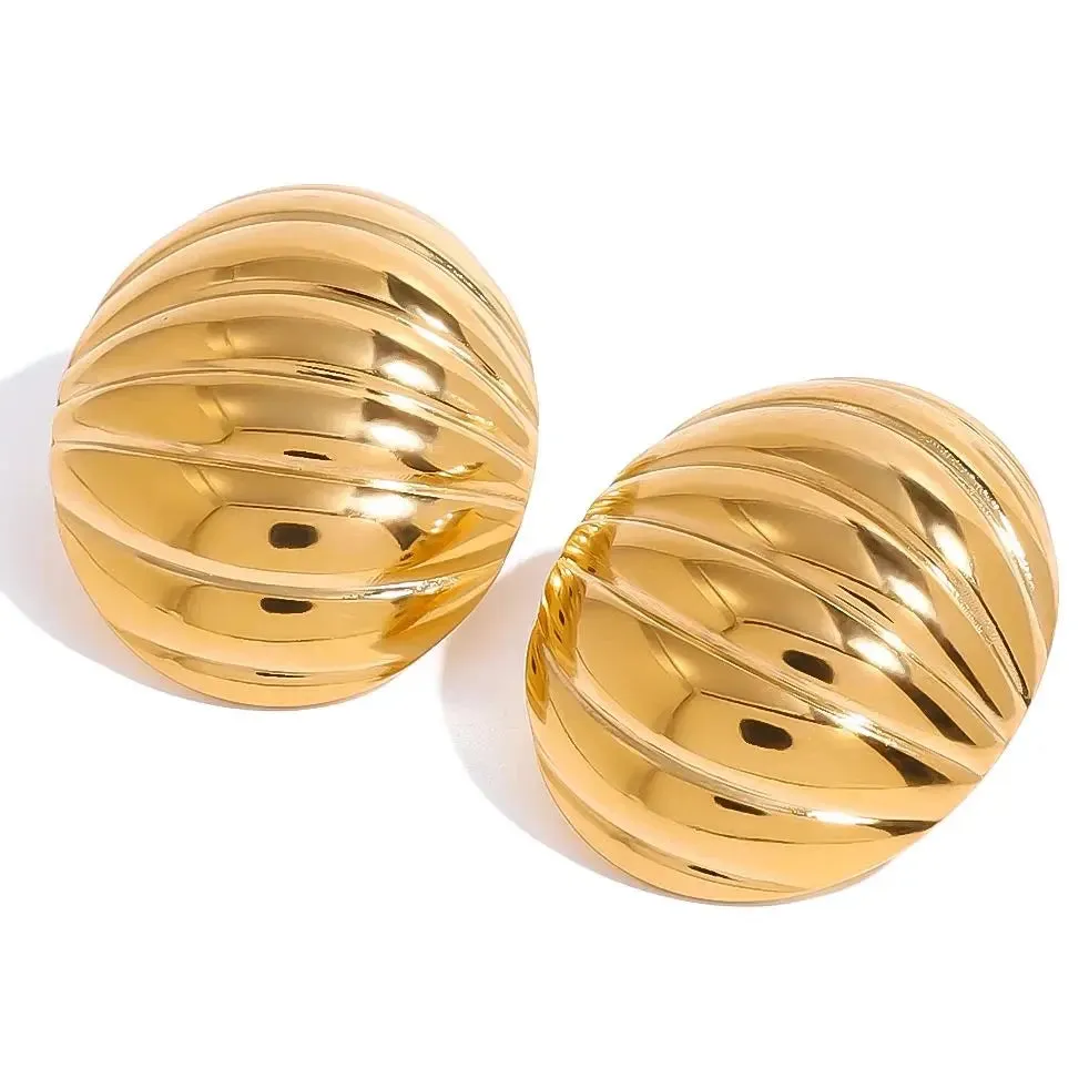 Sculpted Dome Earrings sold by Elleexist