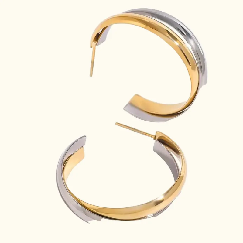 Minimalist Open Hoops sold by Elleexist