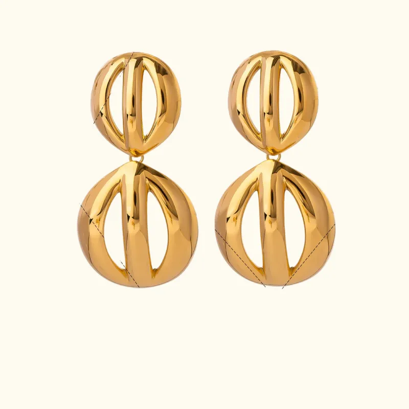 Geometric Statement Earrings sold by Elleexist