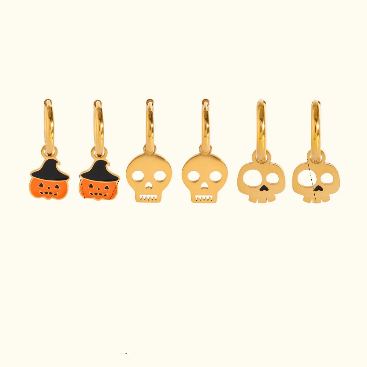 Halloween Charm Hoops Set sold by Elleexist product image thumbnail 2