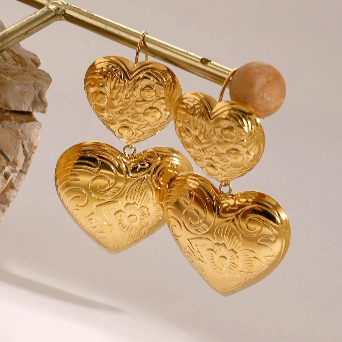 Ornate Heart Drops sold by Elleexist product image thumbnail 4