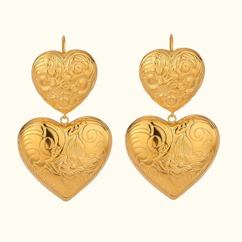 Ornate Heart Drops sold by Elleexist