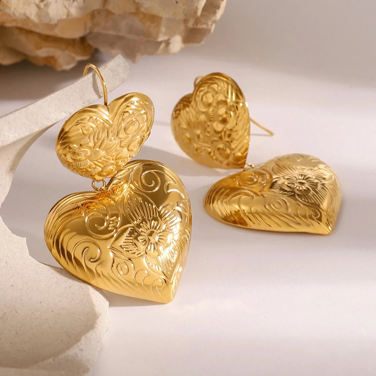 Ornate Heart Drops sold by Elleexist product image thumbnail 5