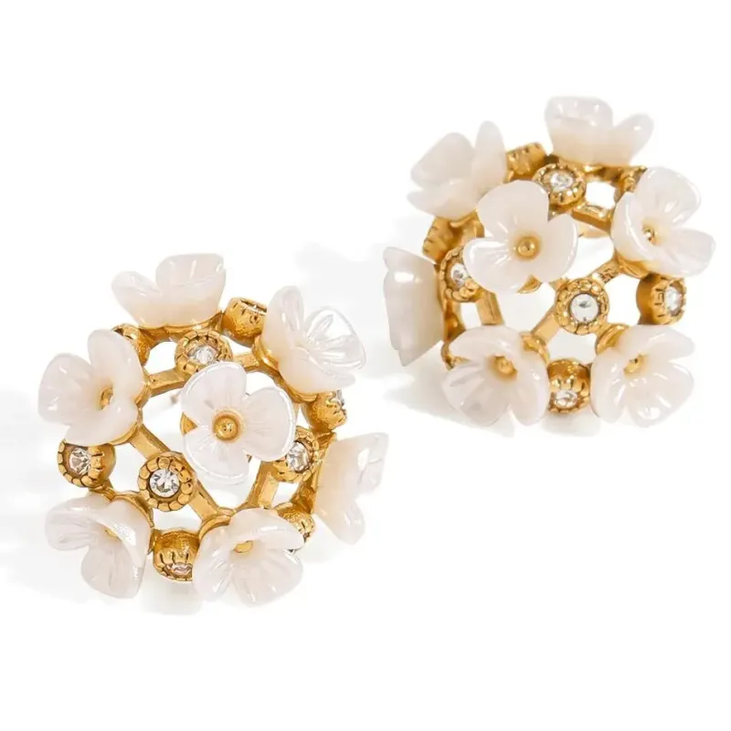 Blossom Cluster Earrings sold by Elleexist