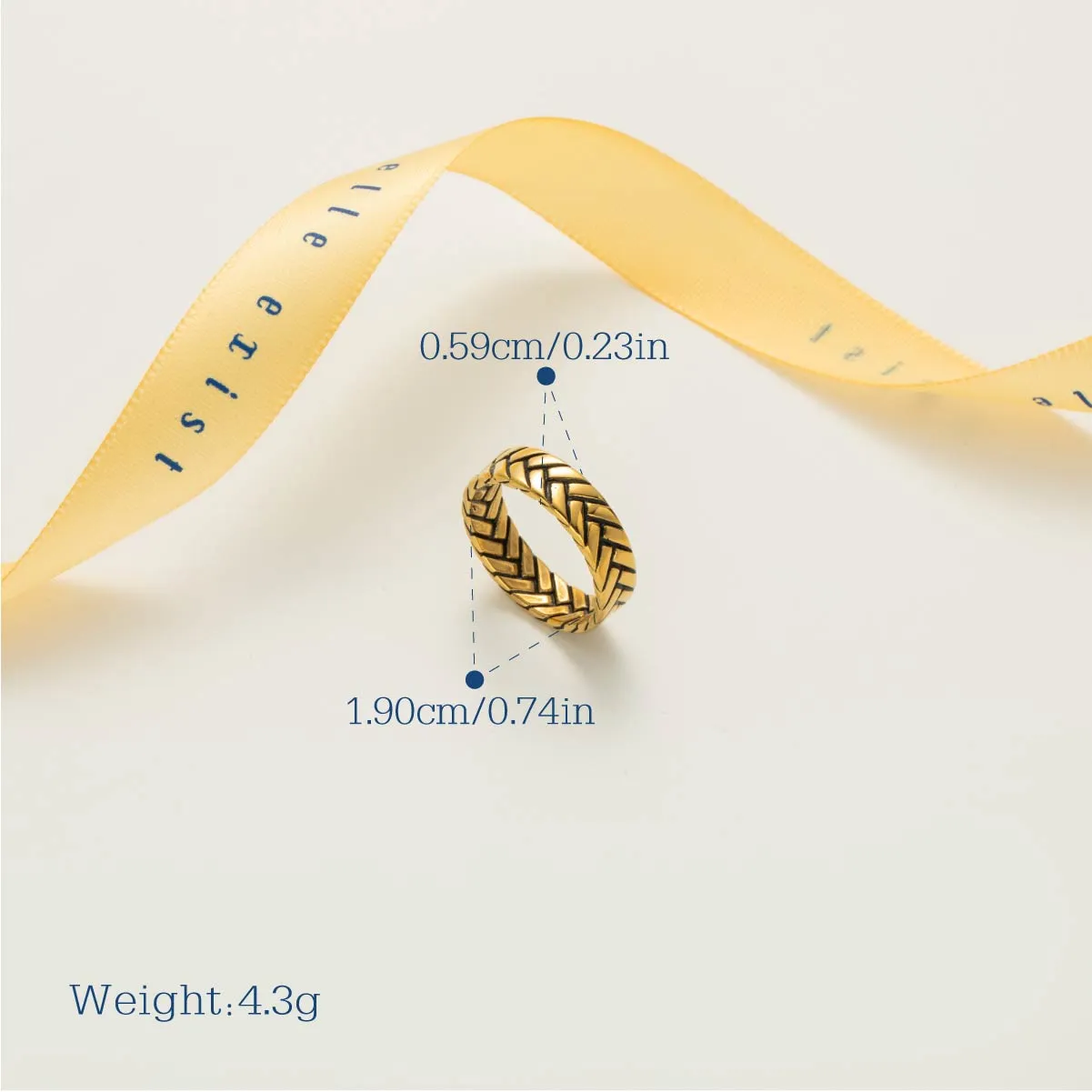 Braided Herringbone sold by Elleexist product image thumbnail 2