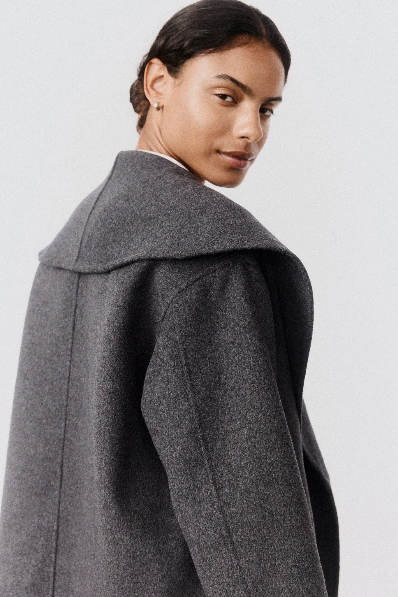 Double-Faced Cropped Wool Coat sold by Ruti product image thumbnail 5