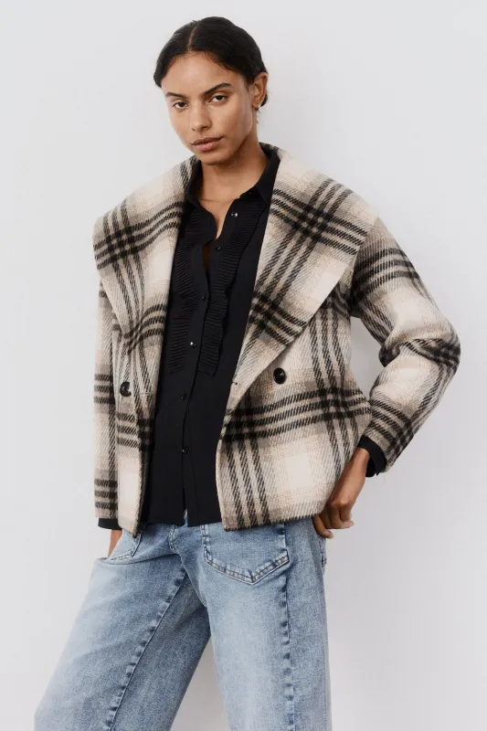 Double-Faced Cropped Wool Coat sold by Ruti