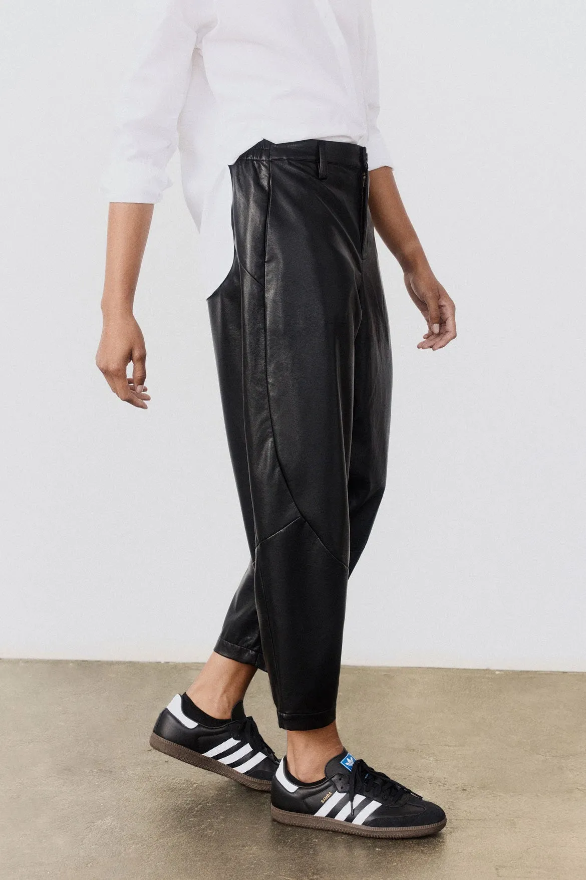 The Vegan Leather Wide-ish Pants sold by Ruti product image thumbnail 3