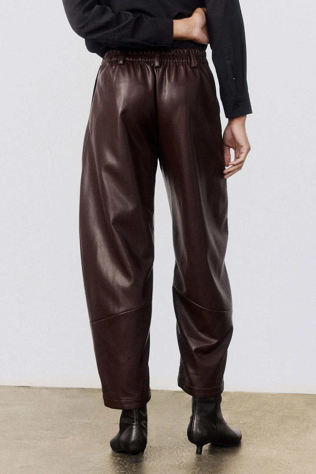 The Vegan Leather Uptown Loose Work Pants sold by Ruti product image thumbnail 2