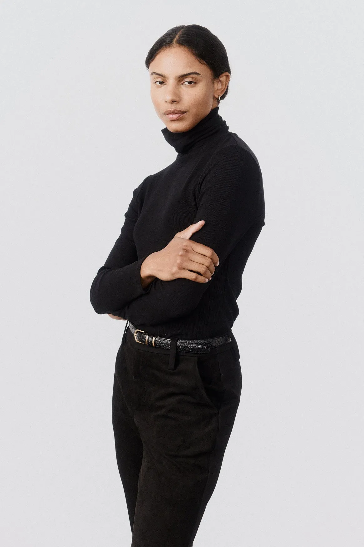 The Brushed Ribbed Turtleneck sold by Ruti product image thumbnail 4