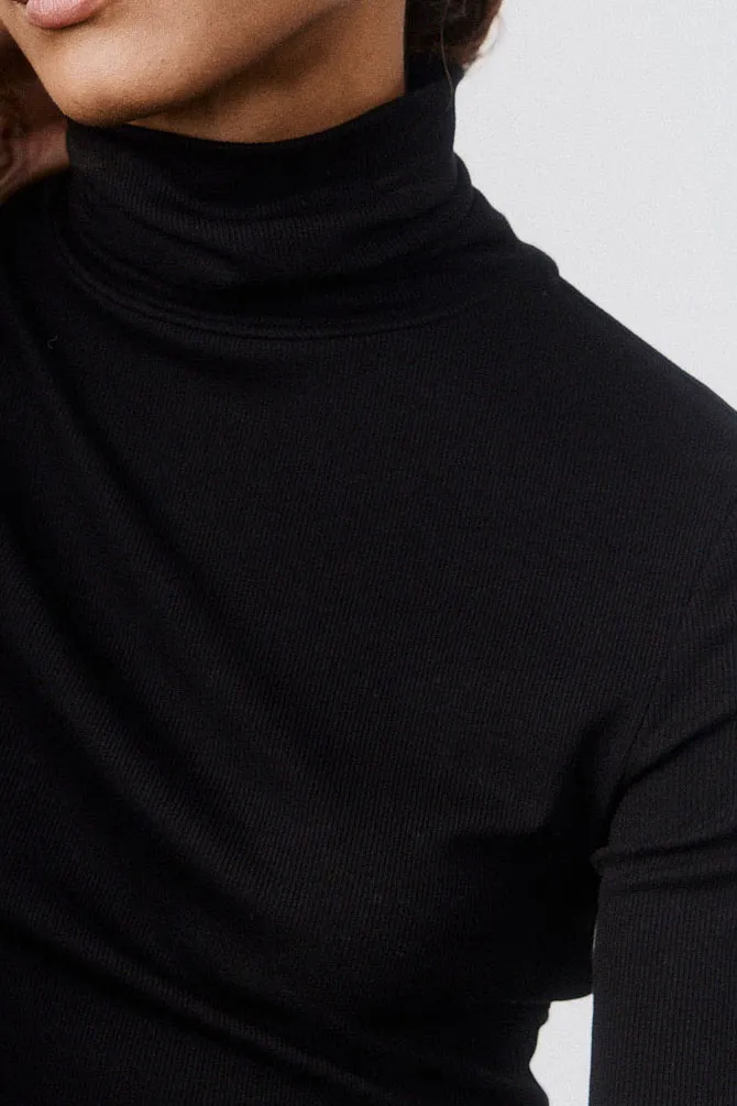 The Brushed Ribbed Turtleneck sold by Ruti product image thumbnail 3