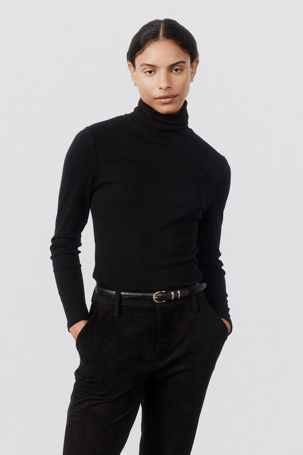 The Brushed Ribbed Turtleneck sold by Ruti product image thumbnail 2