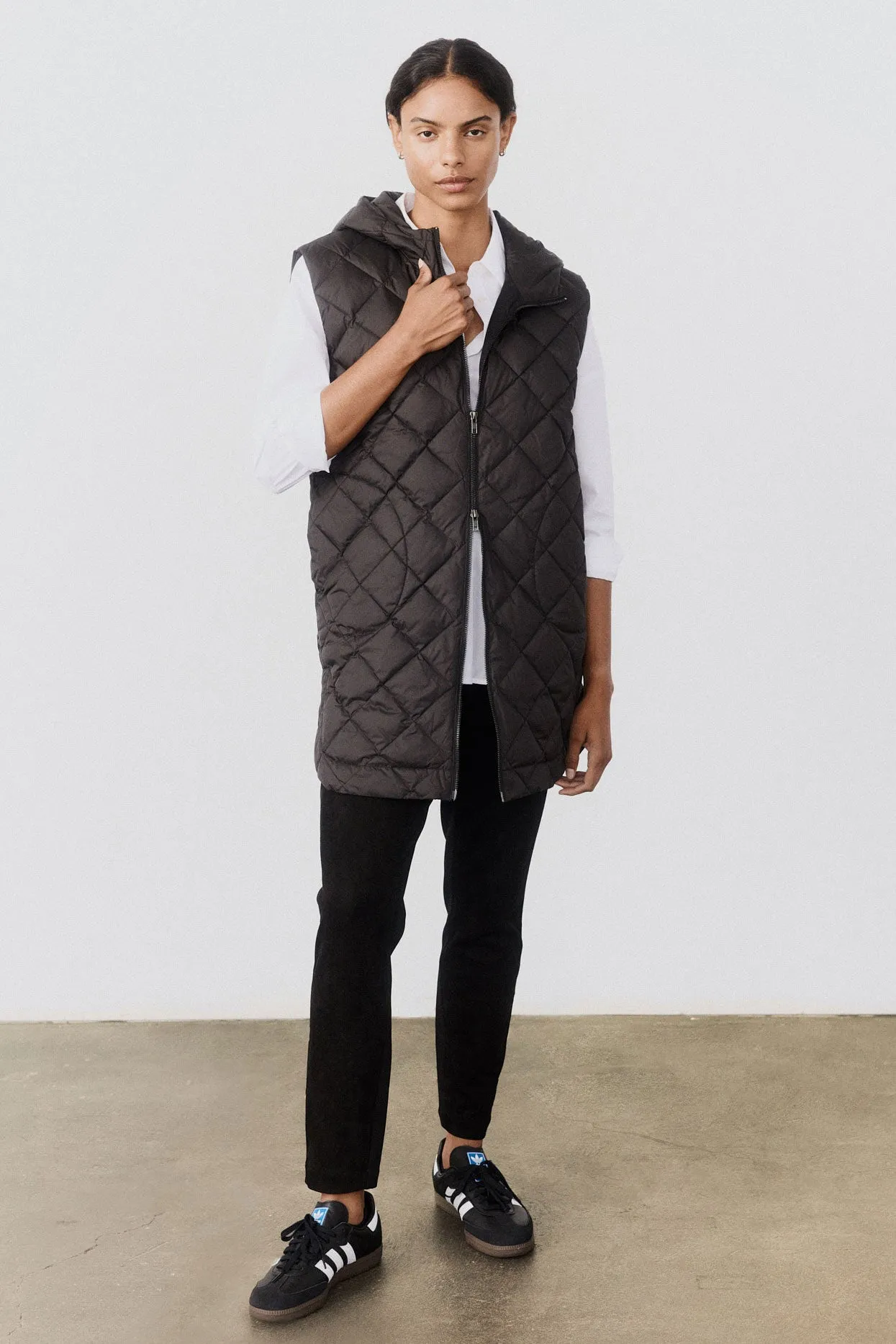 Quilted Down Long Line Vest sold by Ruti product image thumbnail 5