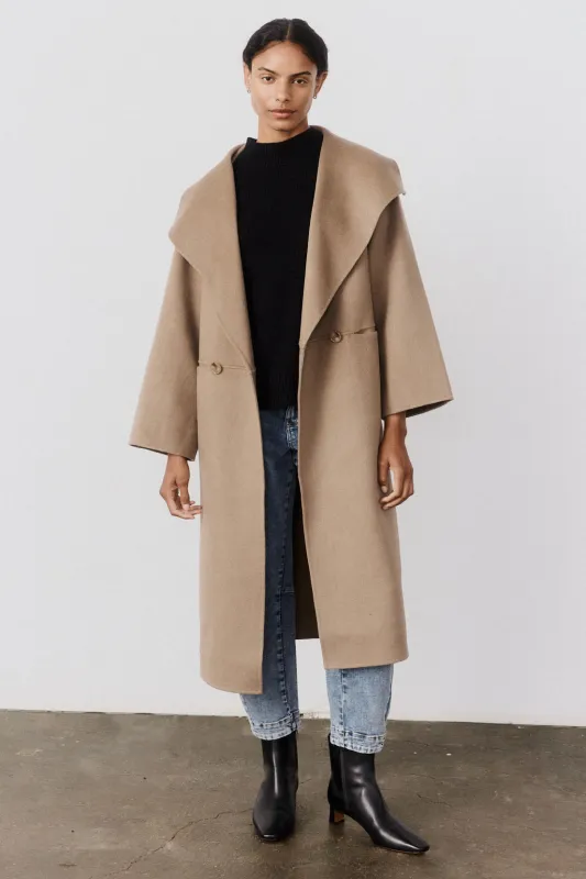 The Collared Oversized Wool Coat sold by Ruti